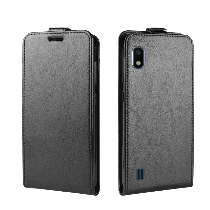 Cover voor Samsung Galaxy A10 Anti-fall Folio-hoesje Verticaal Kunstleer