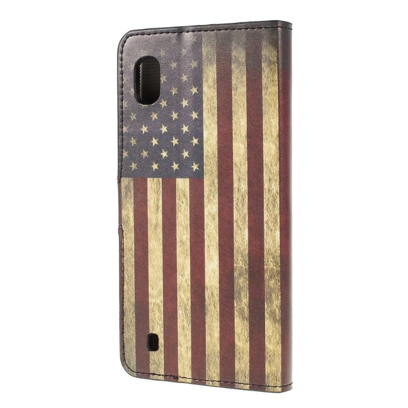 Cover voor Samsung Galaxy A10 Vintage Amerikaanse Vlag