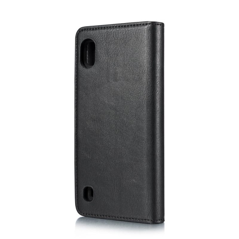 Hoesje Flip Case voor Samsung Galaxy A10 Portemonnee Leren Met Verwijderbare Schaal