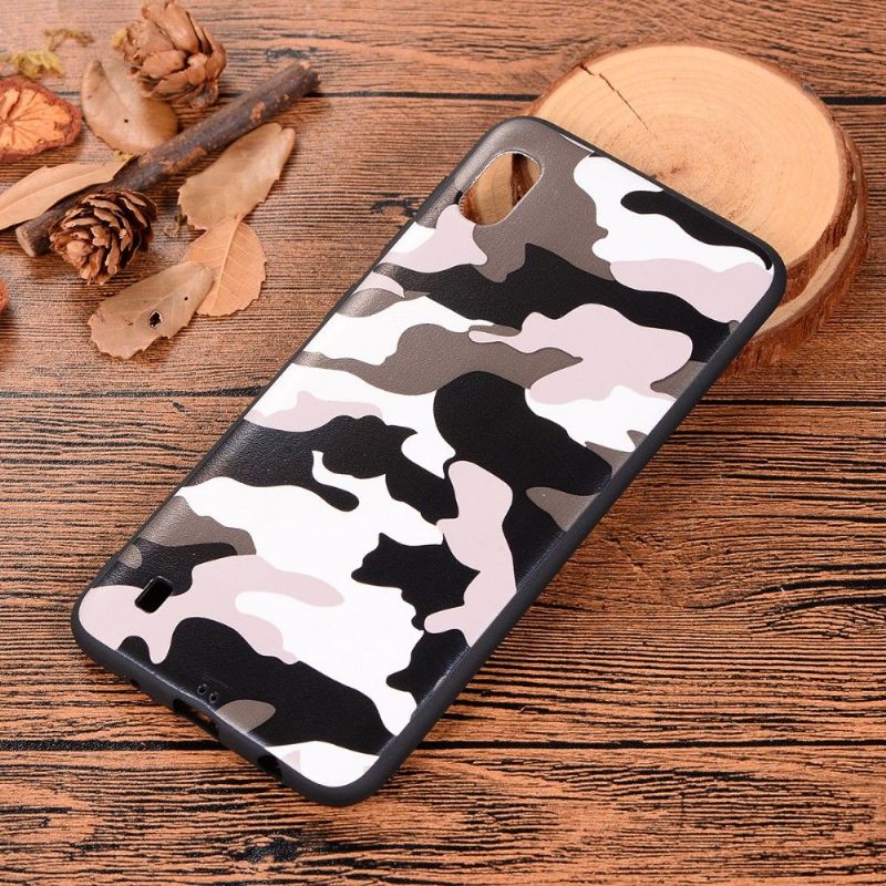 Hoesje voor Samsung Galaxy A10 Anti-fall Militaire Camo Gel