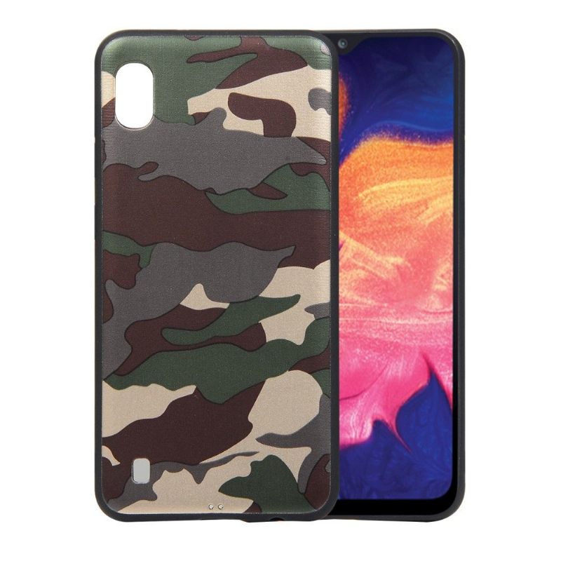 Hoesje voor Samsung Galaxy A10 Anti-fall Militaire Camo Gel