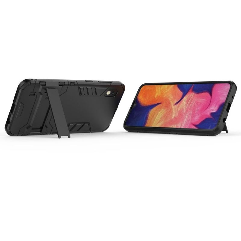 Hoesje voor Samsung Galaxy A10 Cool Guard Schokbestendig Met Geïntegreerde Standaard