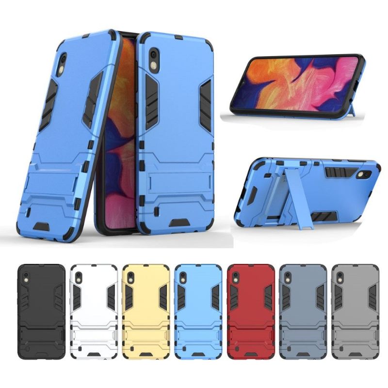 Hoesje voor Samsung Galaxy A10 Cool Guard Schokbestendig Met Geïntegreerde Standaard