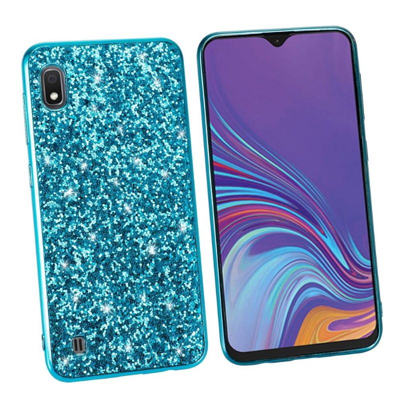 Hoesje voor Samsung Galaxy A10 Glamoureuze Pailletten