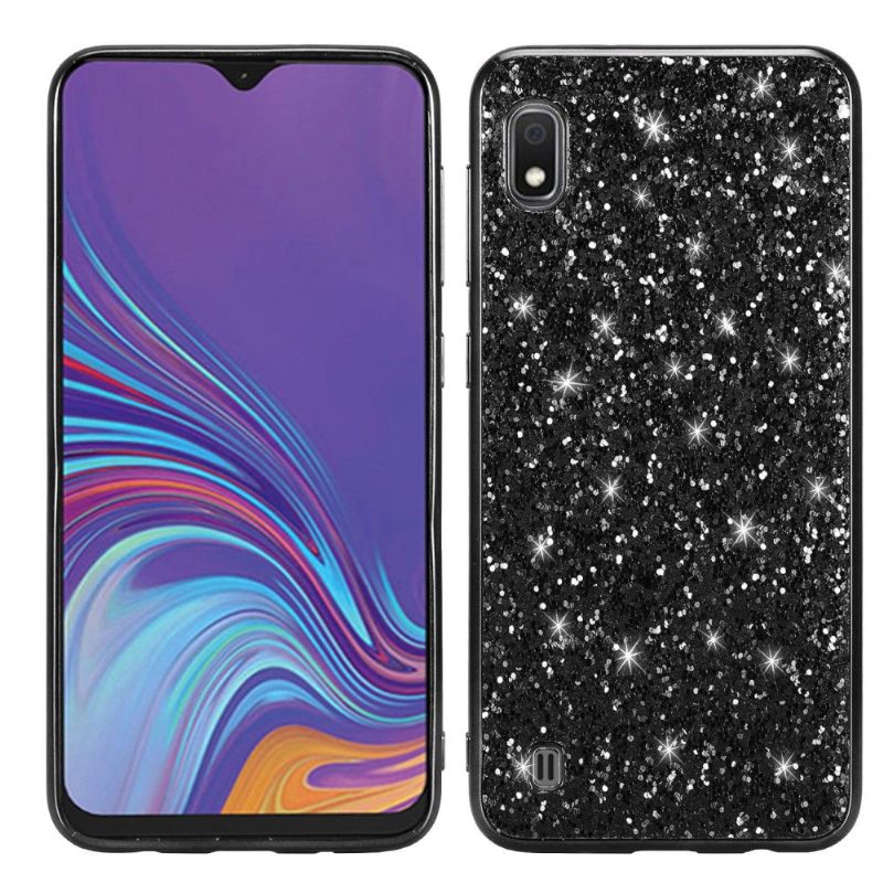 Hoesje voor Samsung Galaxy A10 Glamoureuze Pailletten