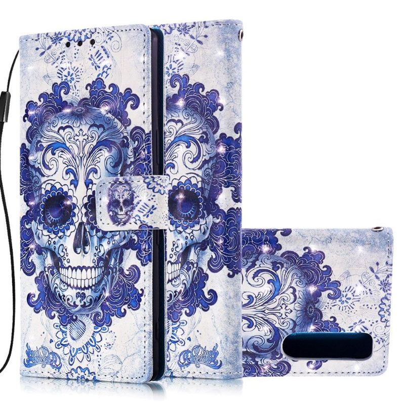 Flip Case voor Sony Xperia 5 Calavera-patroon