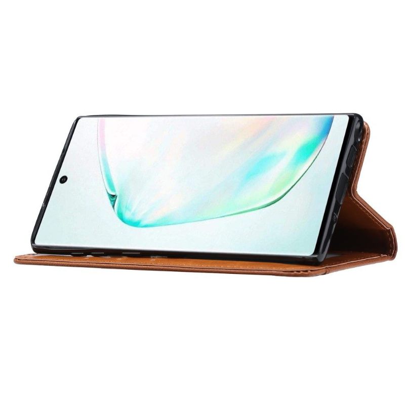 Folio-hoesje voor Samsung Galaxy Note 10 Lite Anti-fall Stand Case