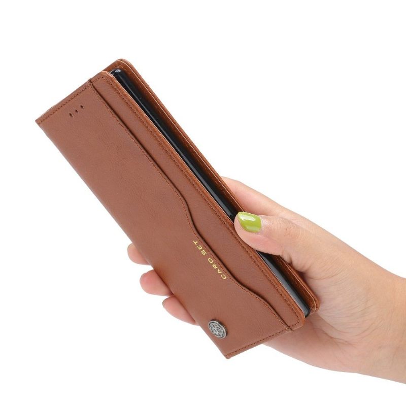 Folio-hoesje voor Samsung Galaxy Note 10 Lite Anti-fall Stand Case