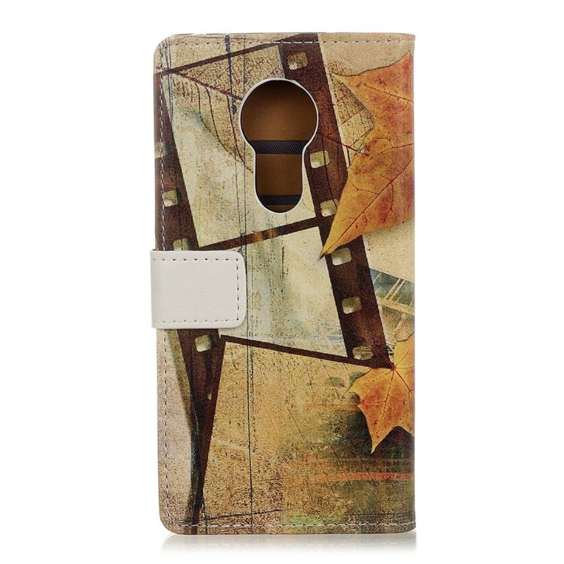 Folio-hoesje voor Nokia 5.3 Eiffeltoren In De Herfst