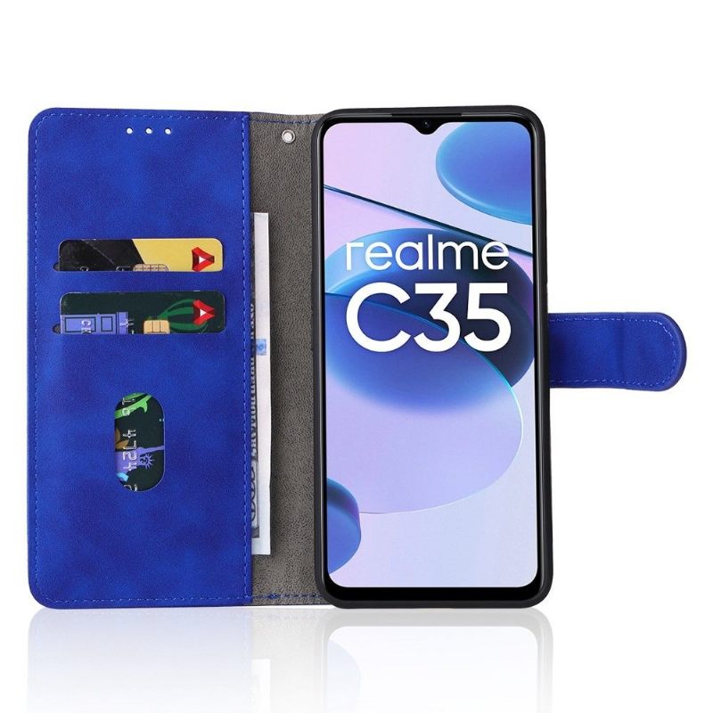 Flip Case voor Realme C35 Zachte Aanraking