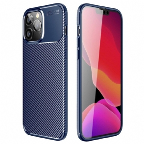 Hoesje voor iPhone 14 Pro Flexibele Koolstofvezel