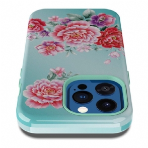 Hoesje voor iPhone 14 Pro Vintage Bloemen