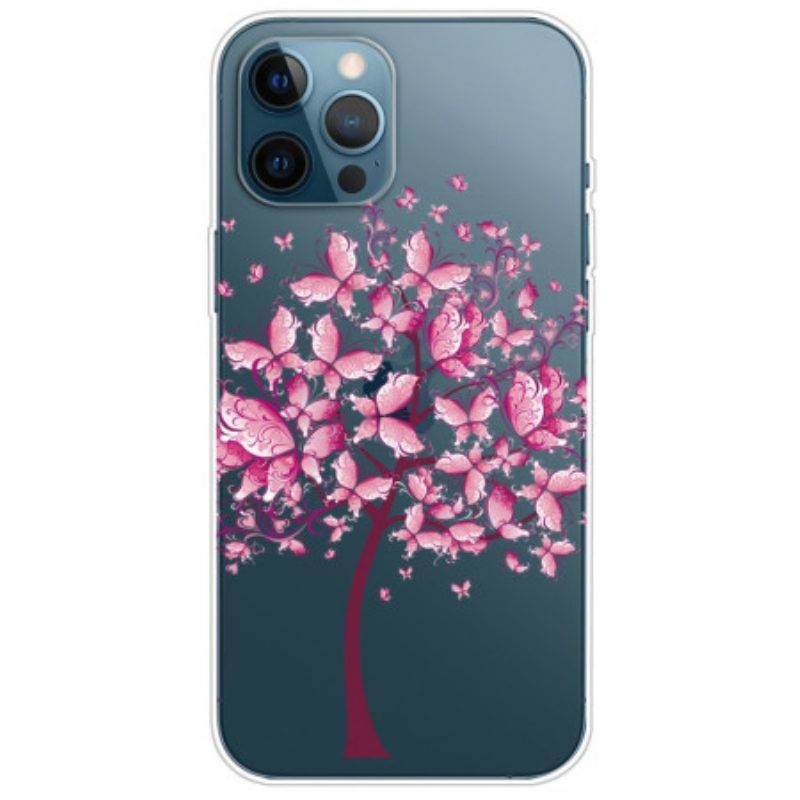 Telefoonhoesje voor iPhone 14 Pro Roze Boom