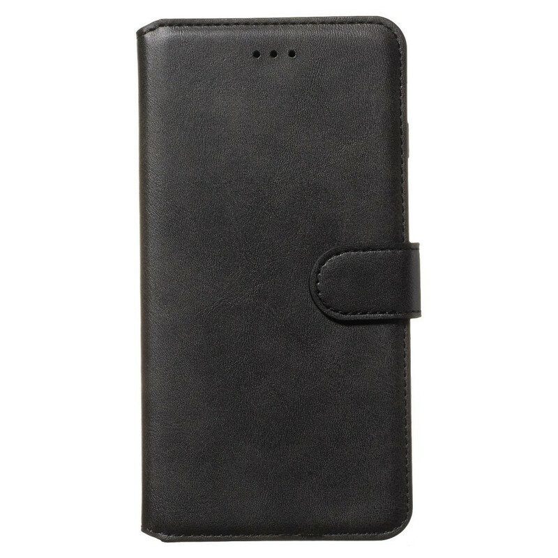 Folio-hoesje voor Samsung Galaxy S20 Plus / S20 Plus 5G Mat Leereffect