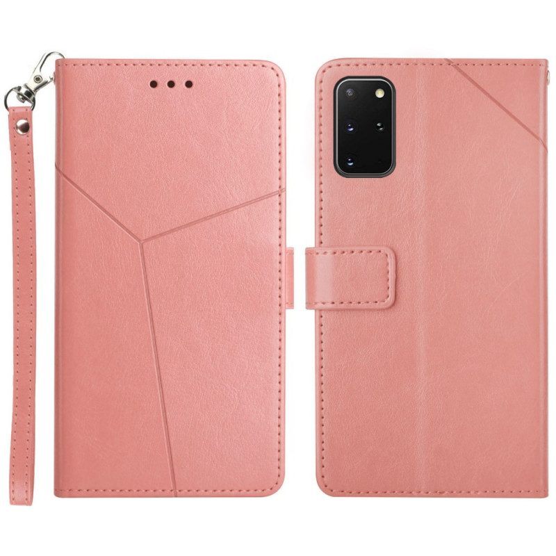 Folio-hoesje voor Samsung Galaxy S20 Plus / S20 Plus 5G Stijl Leer Geo Y Design