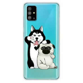 Hoesje voor Samsung Galaxy S20 Plus / S20 Plus 5G Grappige Honden