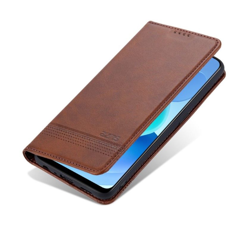 Cover voor Oppo A74 4G Portemonnee Azns Kunstleer