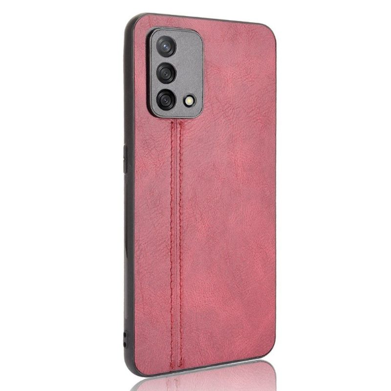 Hoesje voor Oppo A74 4G Ledereffect