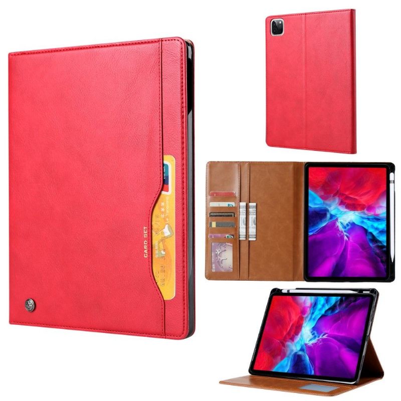Cover iPad Pro 12.9 (2020) Stand Case Kaarthouder