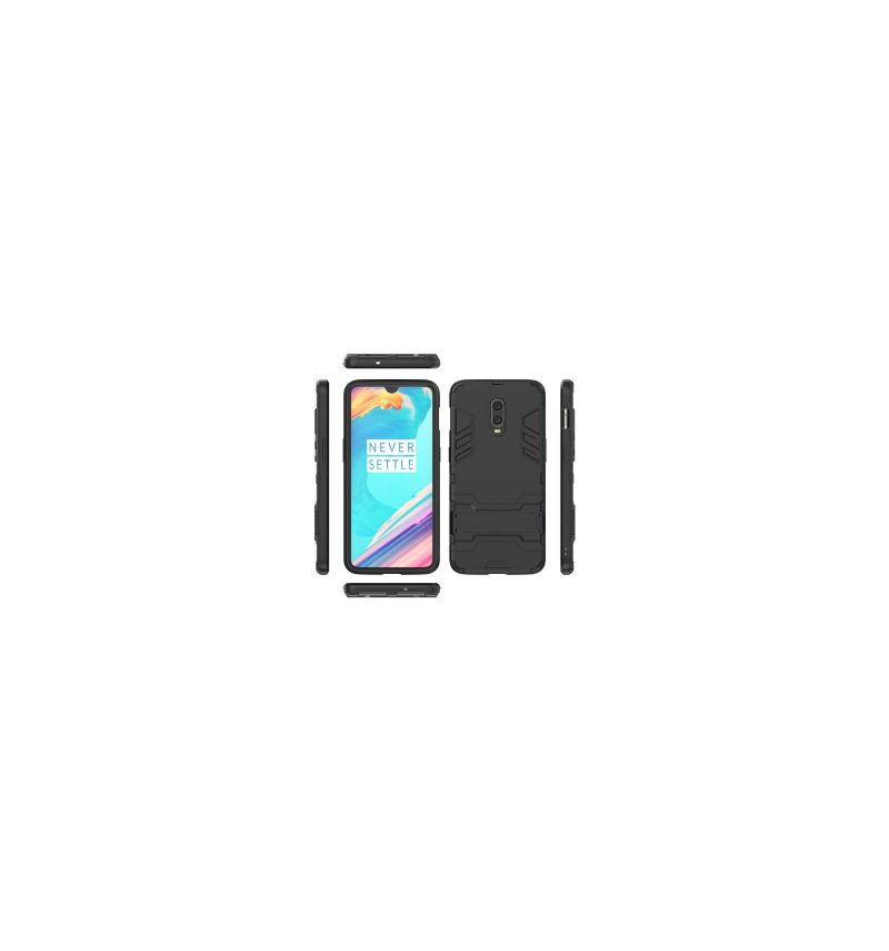 Hoesje voor OnePlus 6T Cool Guard Schokbestendig Met Geïntegreerde Standaard