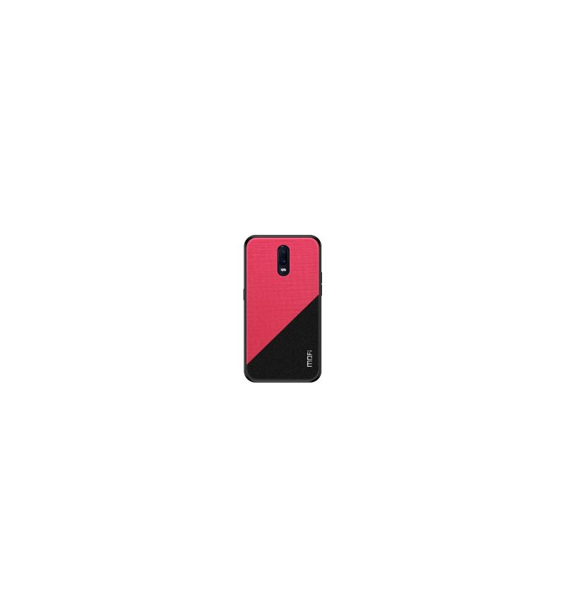 Hoesje voor OnePlus 6T Tweekleurige Getextureerde Coating