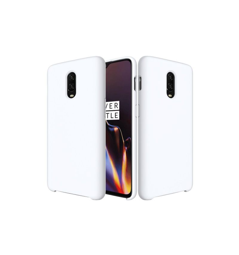 Hoesje voor OnePlus 6T Vloeibare Siliconen