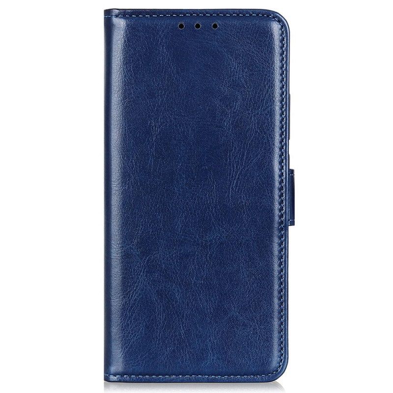 Leren Hoesje voor Poco M4 5G Bevroren Finesse