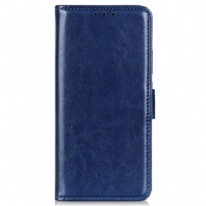 Leren Hoesje voor Poco M4 5G Bevroren Finesse