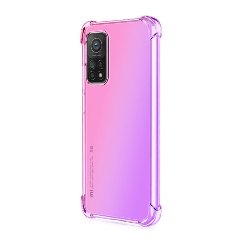 Hoesje voor Xiaomi Mi 10T / 10T Pro Anti-fall T / Mi 10t Pro Transparant Tweekleurig