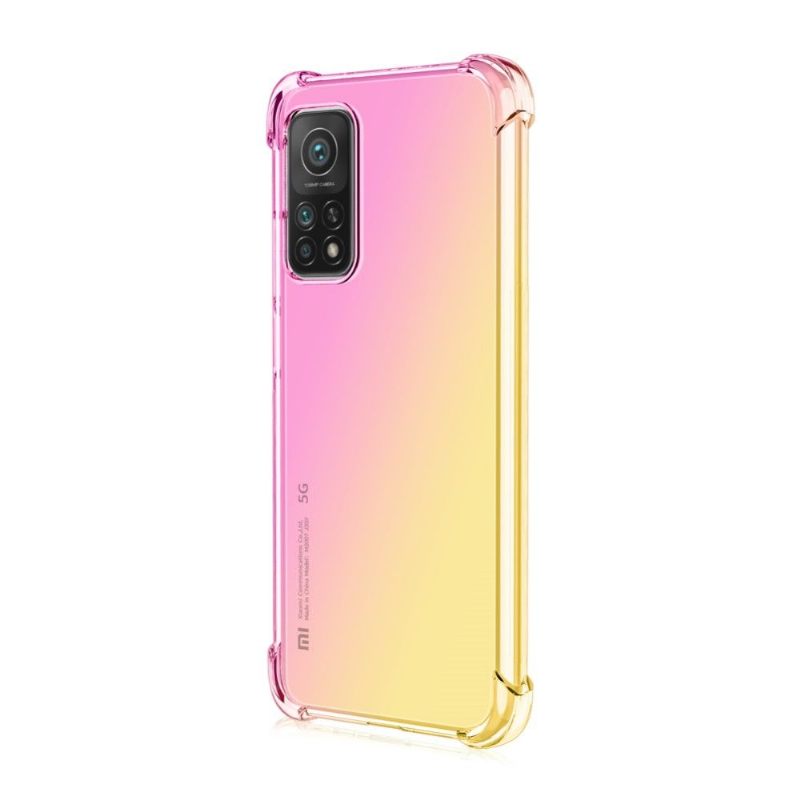 Hoesje voor Xiaomi Mi 10T / 10T Pro Anti-fall T / Mi 10t Pro Transparant Tweekleurig