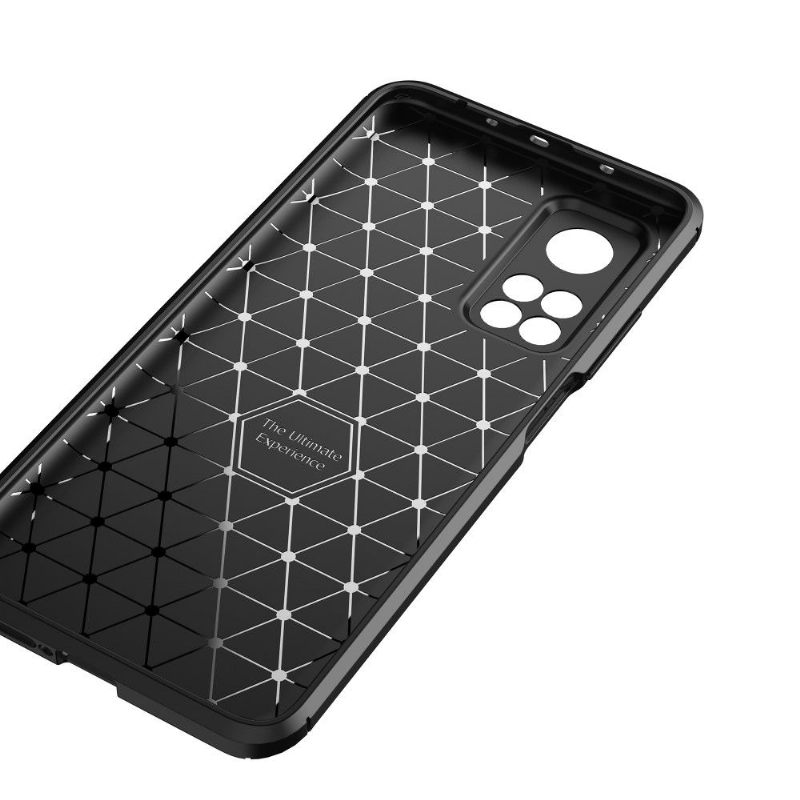 Hoesje voor Xiaomi Mi 10T / 10T Pro Koolstofvezeleffect