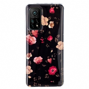 Hoesje voor Xiaomi Mi 10T / 10T Pro T / Mi 10t Pro Lichtgevende Bloemen