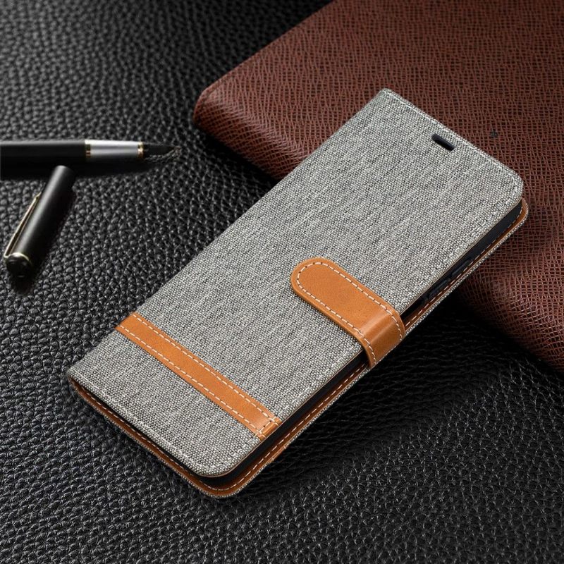 Leren Hoesje voor Xiaomi Mi 10T / 10T Pro Bescherming Stoffen Bekleding