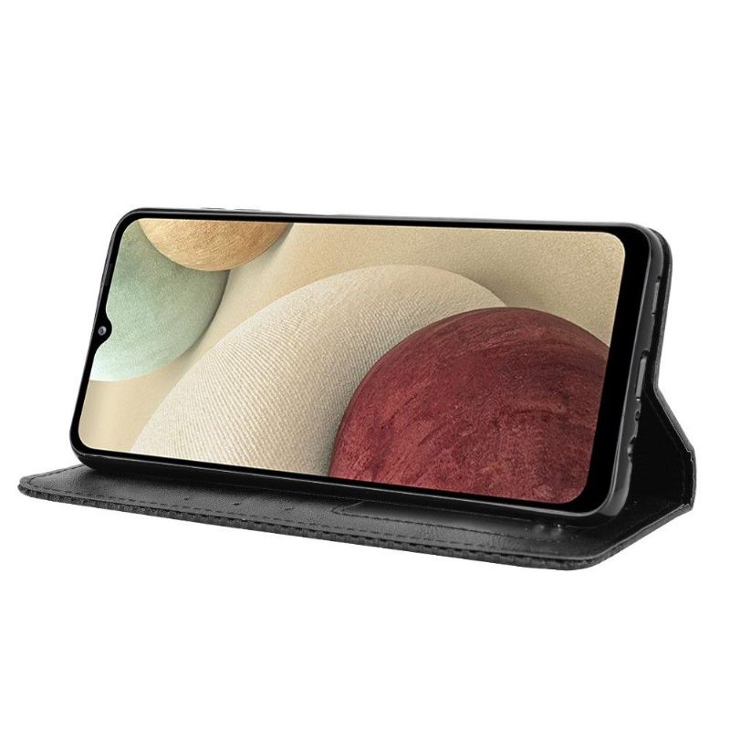 Cover voor Samsung Galaxy M32 Anti-fall Leer In Cirénius-stijl