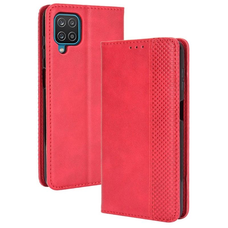 Cover voor Samsung Galaxy M32 Anti-fall Leer In Cirénius-stijl