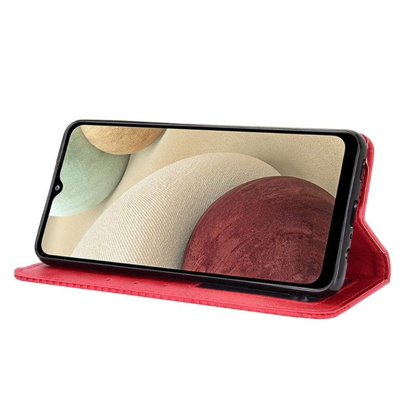 Cover voor Samsung Galaxy M32 Anti-fall Leer In Cirénius-stijl