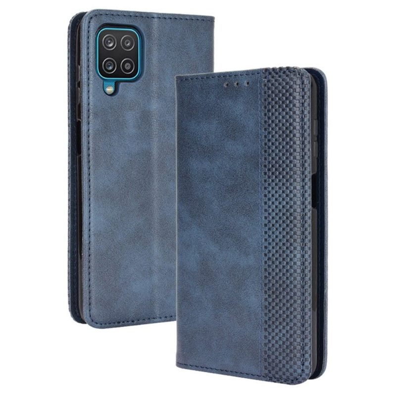 Cover voor Samsung Galaxy M32 Anti-fall Leer In Cirénius-stijl