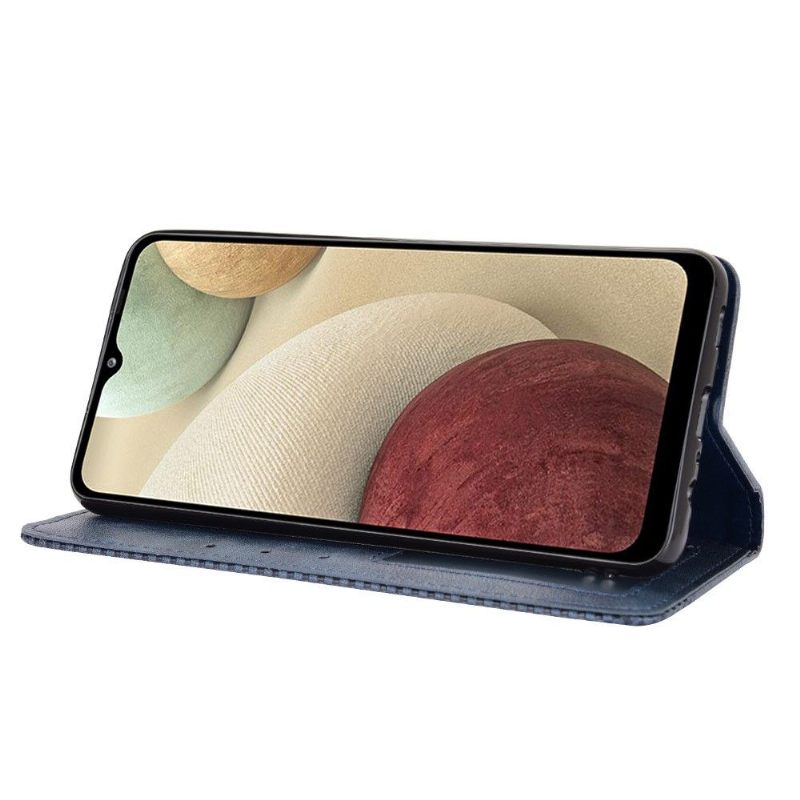 Cover voor Samsung Galaxy M32 Anti-fall Leer In Cirénius-stijl