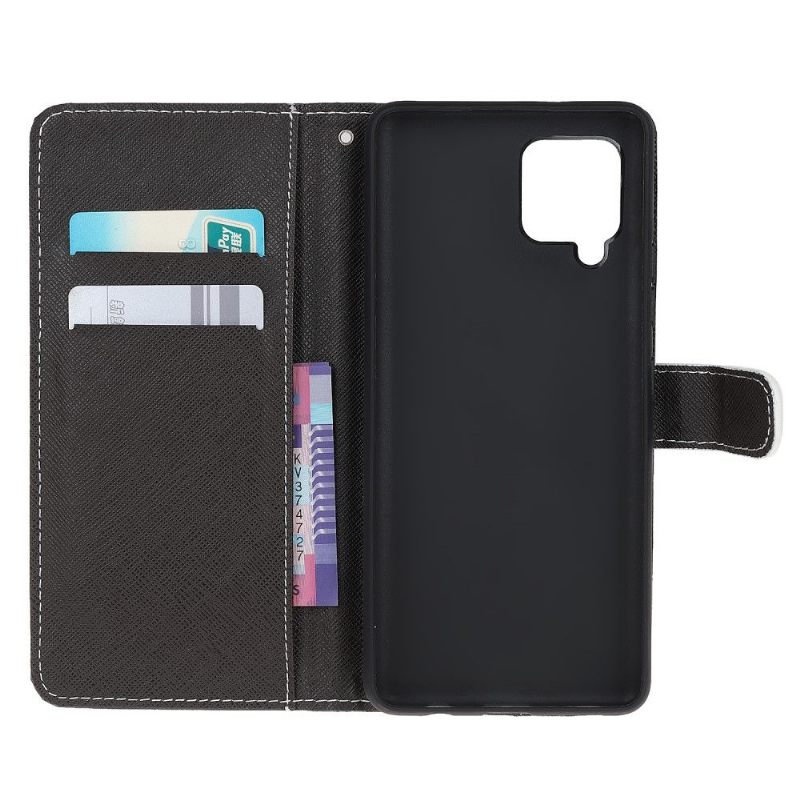 Flip Case voor Samsung Galaxy M32 Luipaard