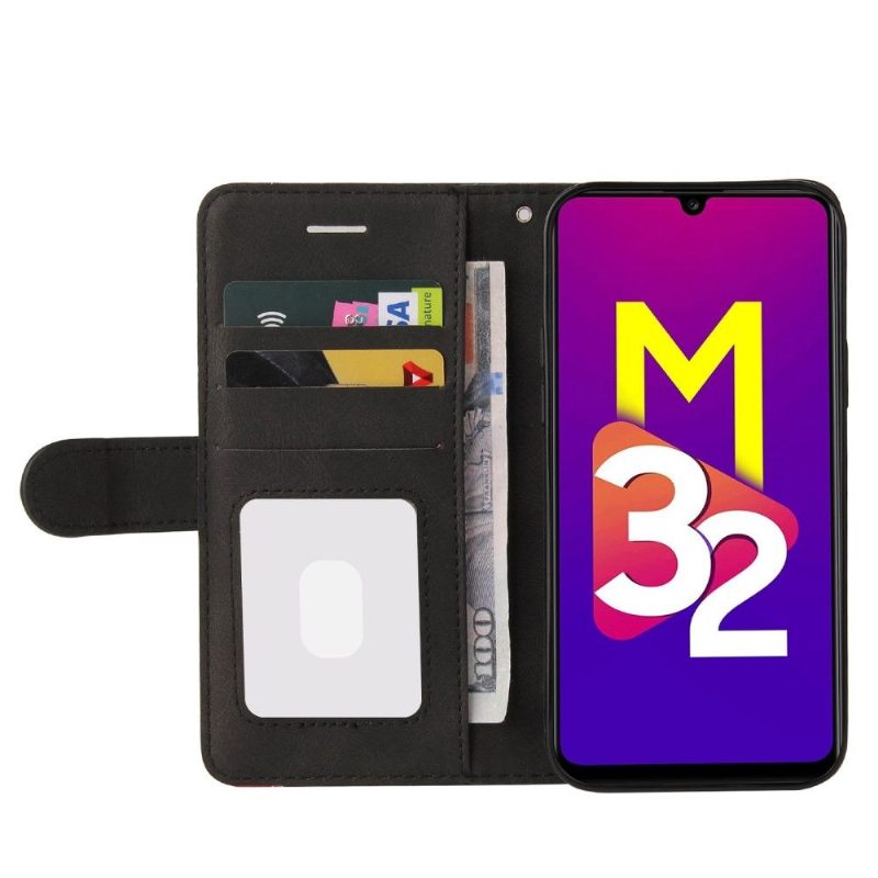 Folio-hoesje voor Samsung Galaxy M32 Bicolor Artistiek