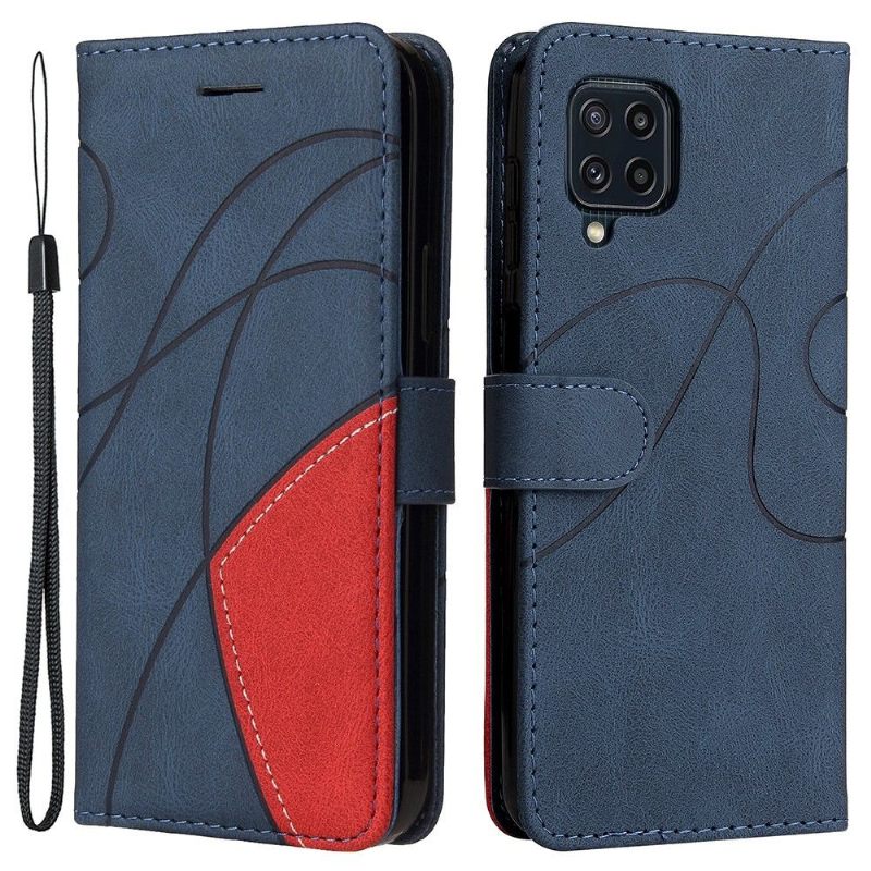 Folio-hoesje voor Samsung Galaxy M32 Bicolor Artistiek