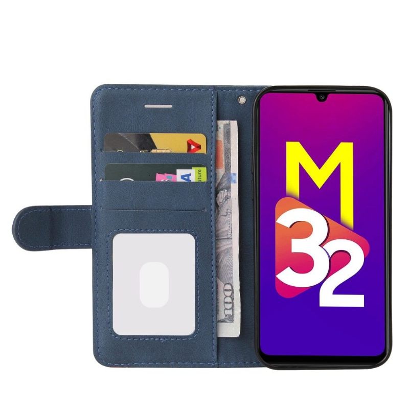 Folio-hoesje voor Samsung Galaxy M32 Bicolor Artistiek