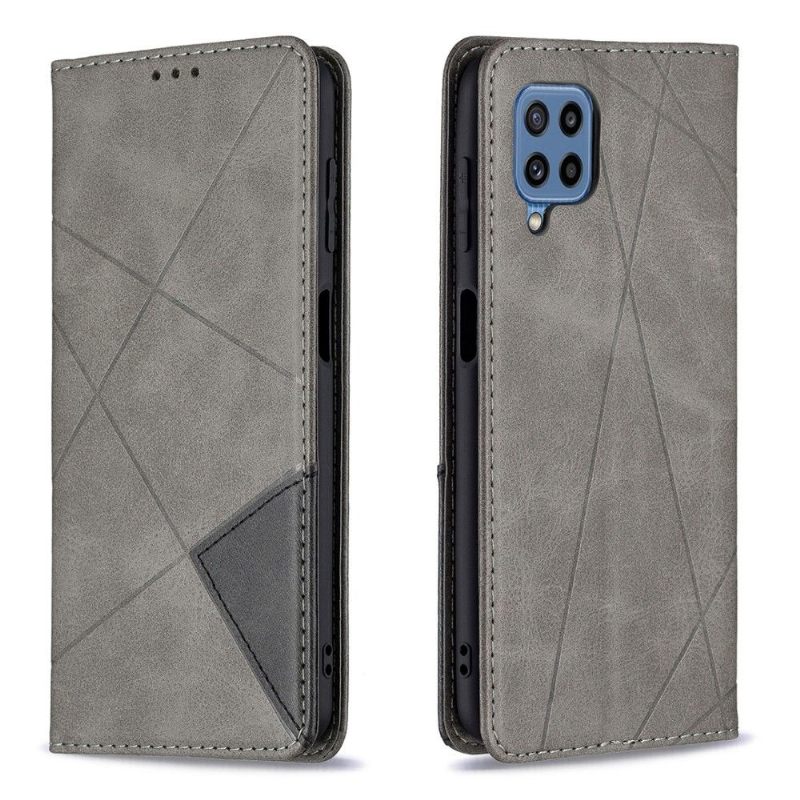 Folio-hoesje voor Samsung Galaxy M32 Célinia Style Lederen Kaarthouder