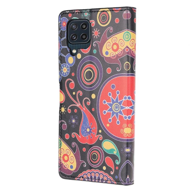 Folio-hoesje voor Samsung Galaxy M32 Paisley Bloem