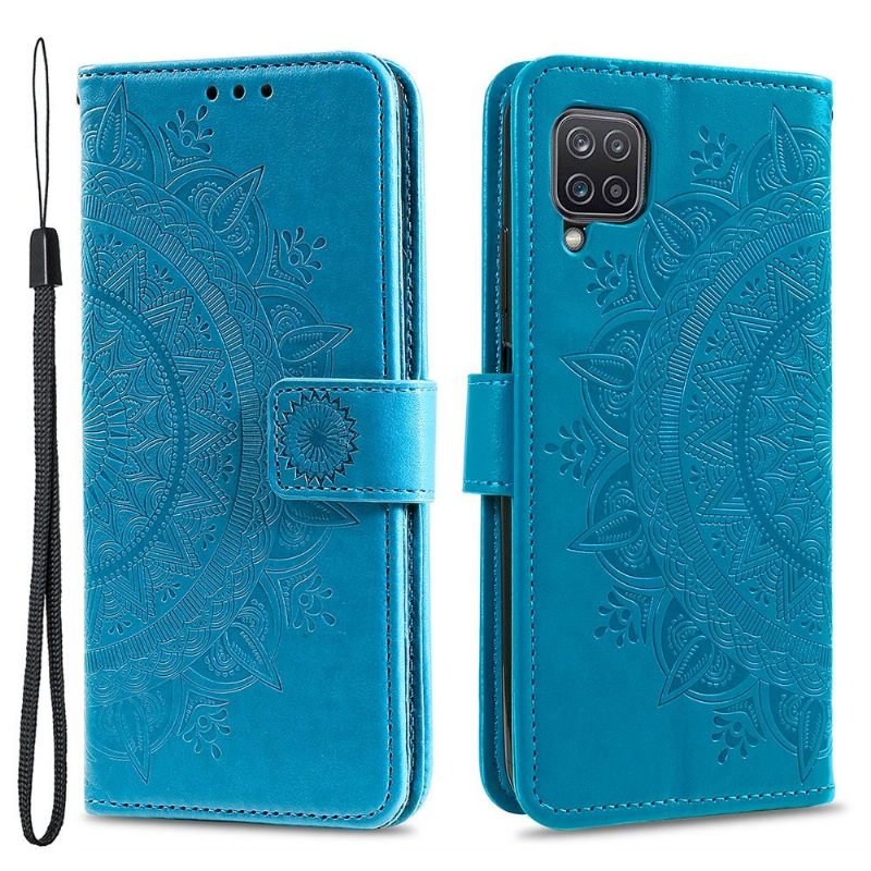 Folio-hoesje voor Samsung Galaxy M32 Zon Mandala