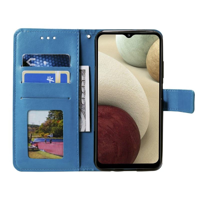Folio-hoesje voor Samsung Galaxy M32 Zon Mandala