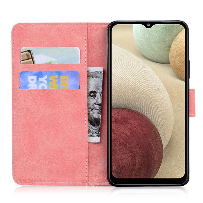 Leren Hoesje voor Samsung Galaxy M32 Bescherming Romeins Soft Touch