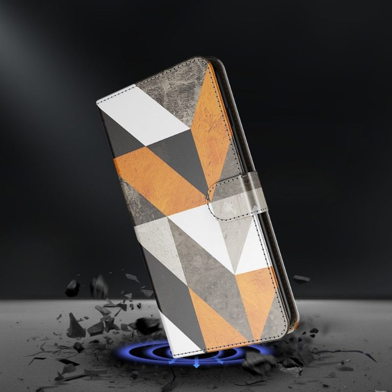 Cover voor Samsung Galaxy S21 Plus 5G Geometrisch Marmer - M1