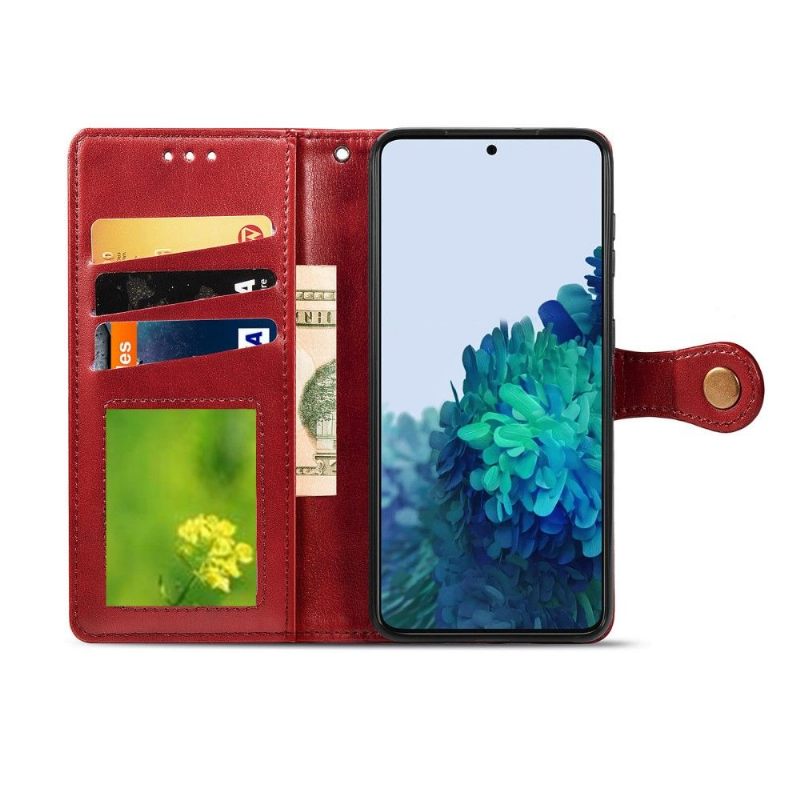 Flip Case voor Samsung Galaxy S21 Plus 5G Indila Kunstleer Kaarthouder