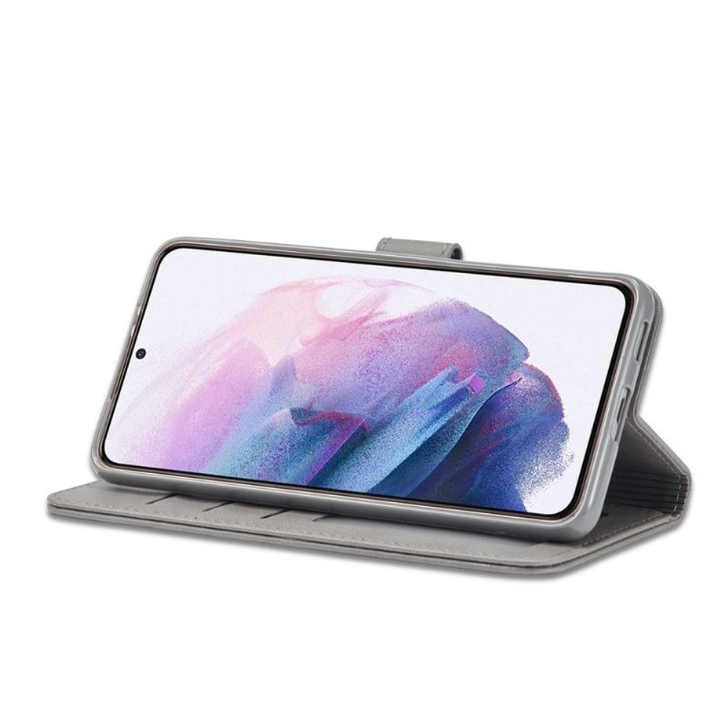 Flip Case voor Samsung Galaxy S21 Plus 5G Ledereffect Lc.imeeke